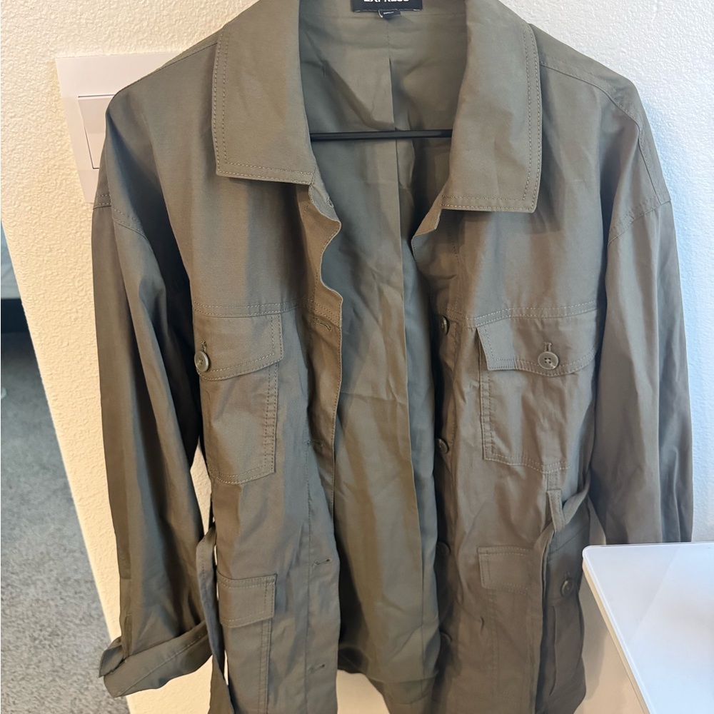 Express Khaki trench jacket